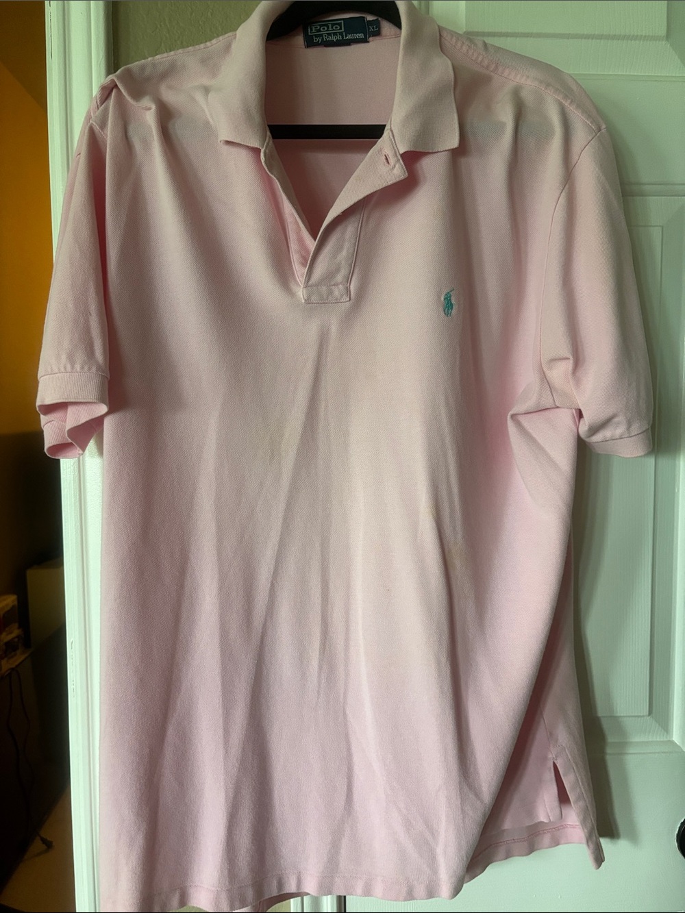 Polo by Ralph Lauren Light Pink Short-Sleeve Pique Polo
